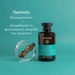 APIVITA Σαμπουάν για τη Ρύθμιση της Λιπαρότητας Μέντα και Πρόπολη 250ml - Image 2