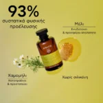 Apivita Σαμπουάν Καθημερινής Χρήσης με Χαμομήλι & Μέλι, 250ml - Image 2