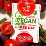 7DAYS GoVegan sheet mask RED DAY Saturday 25g - Image 2