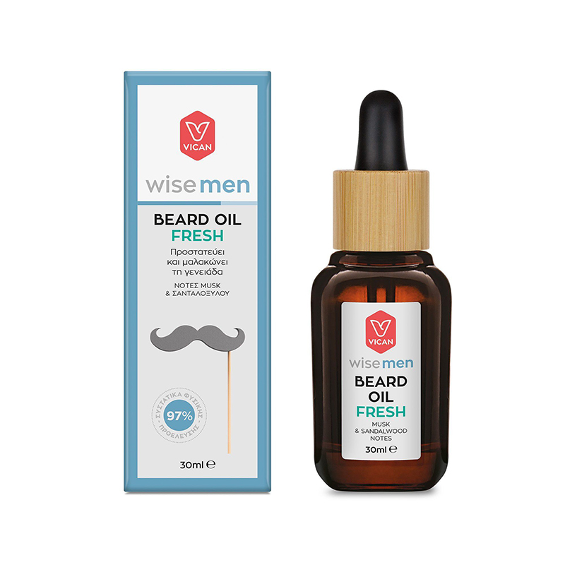 Vican Wise Men Beard Oil Fresh 30ml 5204559515526