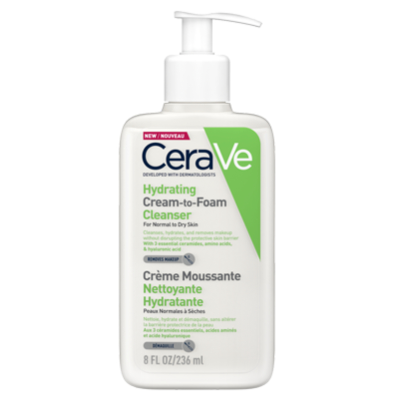 Cerave Hydrating Cream To Foam Cleanser 3337875743563