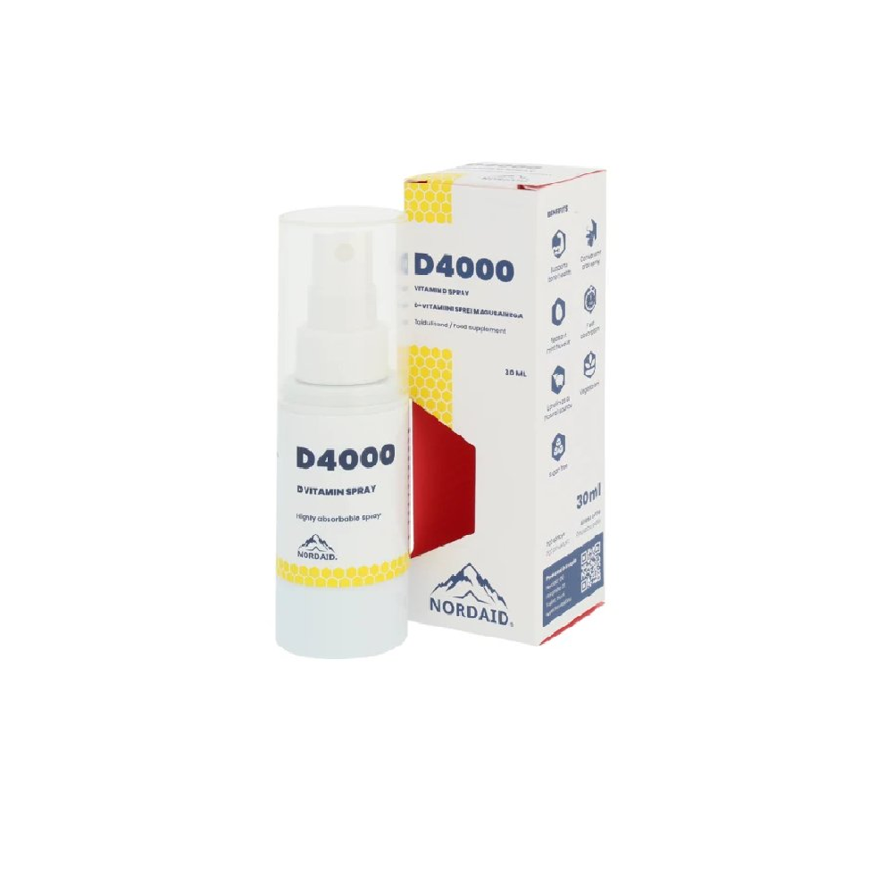 Nordaid D 4000IU Oral Spray, 30mL