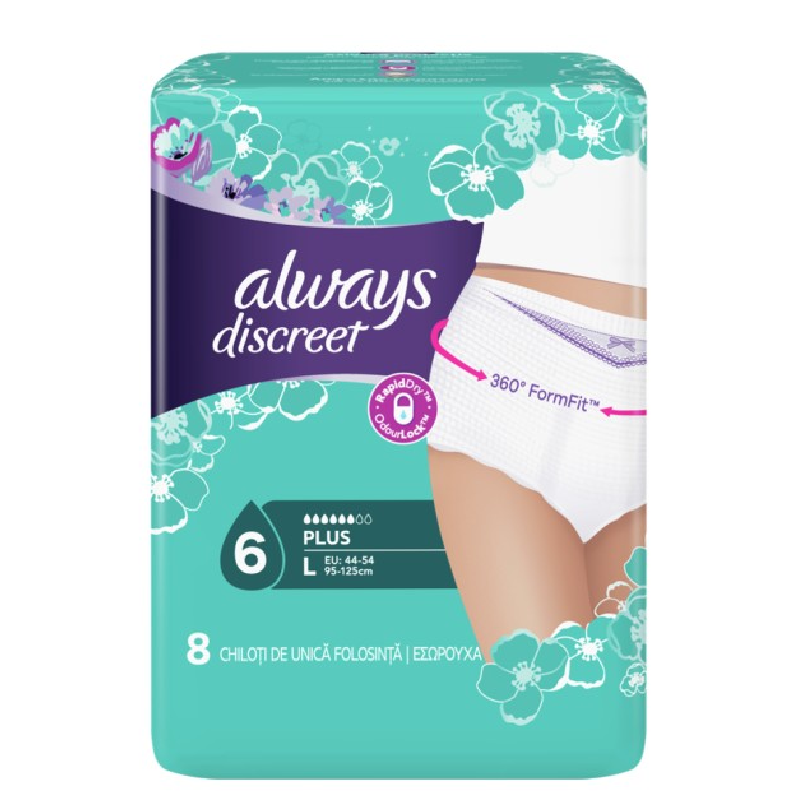 Always Discreet Εσώρουχα Ακράτειας 8006540000168