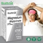 Health Aid Magnesium Bisglycinate 375mg + Vitamin B6, 60tabs - Image 2