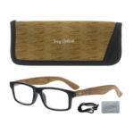 Frog Optical Γυαλιά Πρεσβυωπίας με βαθμό +3.00 σε χρώμα μαύρο-ξύλο, κωδικός F376  1τεμ - Image 3