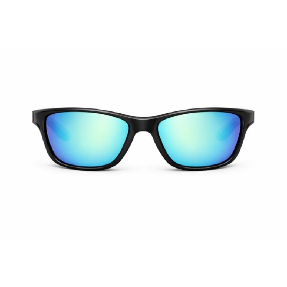 FROG OPTICAL Γυαλιά ηλίου σε χρώμα μαύρο με καθρέπτη φακό με πράσινες αποχρώσεις στον σκελετό AS 430