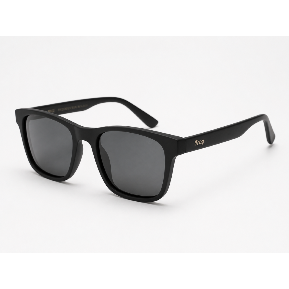 FROG OPTICAL Γυαλιά ηλίου σε χρώμα μαύρο με μαύρο φακό AS448