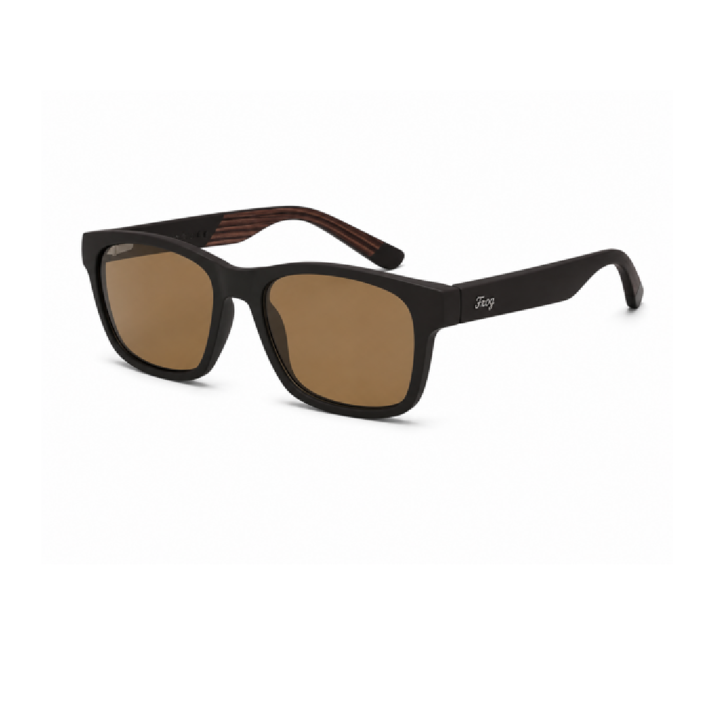FROG OPTICAL Γυαλιά ηλίου σε χρώμα μαύρο με καφέ φακό AS 450