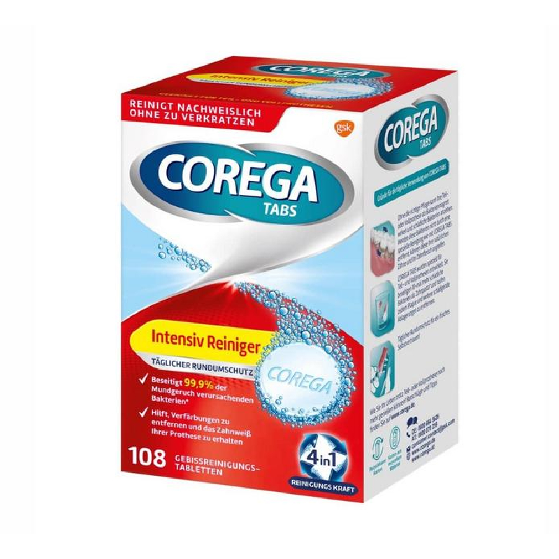 COREGA TABS 108 5054563091970